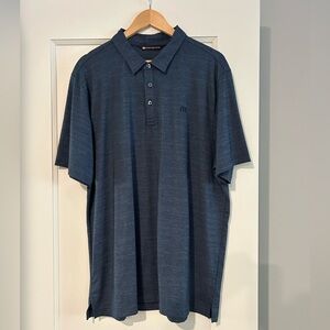 Travis Mathew Navy Polo Golf Shirt Size XXL